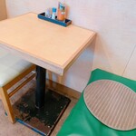 Tsubomiya - 最も厨房寄りのテーブル席