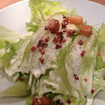 ど根性ホルモン - ど根性セット おまかせ地野菜料理のシーザーサラダ