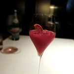 フロリレージュ - デセール1皿目。柑橘のカクテル