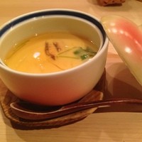にかい笹木 - 鯛の白子の茶碗蒸し
