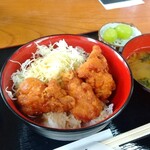 やながわ亭 - ミニから揚げ丼  500円