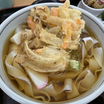 おかだうどん - かき揚げ　¥100(税込)