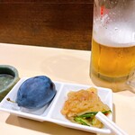 蝶ちょ - お通し　必ずフルーツ出るな〜　