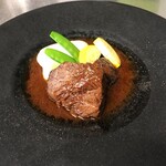 쇠고기 호호 고기 레드 와인 조림