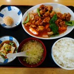 中国家庭料理 大福元 - ランチメニューから 酢豚