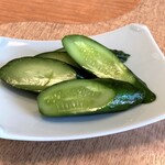 小判寿司 - 胡瓜の浅漬け