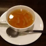 サービスメニューのスープ