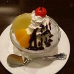 キャロット - ドリアのセットのデザート