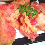 Our highly recommended pickled ginger Tempura