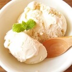 Today's ice cream (vanilla or matcha or chocolate ice cream)