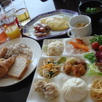 ALL FLAGS(神戸メリケンパークオリエンタルホテル) - バイキング朝食