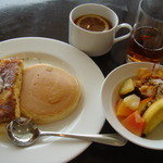 ALL FLAGS(神戸メリケンパークオリエンタルホテル) - バイキングデザートとレモンティ