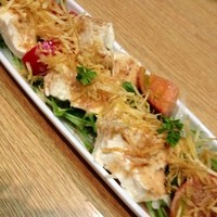 旬草 弥ひろ - 自家製豆腐のサラダ