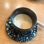 スシコーヒー - ブルーチーズの茶碗蒸し