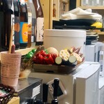 天ぷら はせ川 - これから天ぷらとなるお野菜　美味しそう！