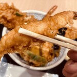 日本橋 天丼 金子半之助 - 海老天