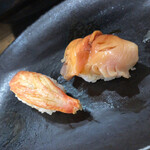 鮨司 吉竹 - ずわい蟹、赤貝