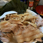 一条流がんこ総本家分家四谷荒木町 - 100 めんま、のり、悪魔肉、チャーシュー、つけ卵