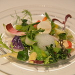 レストラン タテル ヨシノ 銀座 - 季節の野菜 モネの庭園をイメージして
      