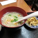 神戸味縁 - 玉子スープ・ザーサイ