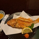 福松荘 - カサゴの唐揚げ