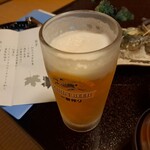 福松荘 - 生ビール～～最高