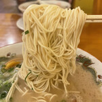 長浜ラーメン 丸羅とんこつ - 味玉ラーメン