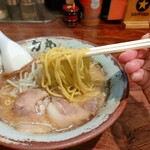 ラーメン 力丸 - 力丸みそラーメンをリフト