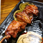 やきとり 本牧 - 名物フォアグラ焼き1200円