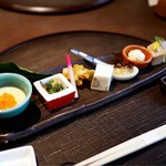 京都一の傳 本店  - 季節の前菜盛り合わせ