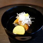 京都一の傳 本店  - 鰻と揚げ豆腐の椀