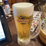 目利きの銀次 - キリン一番搾り<生>中ジョッキ/274円 おかわり♪