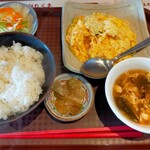Shunsai Takuma - 2022年9月15日(木) エビと卵のふわふわ定食850円