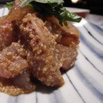 さば銀 - アゴ（飛魚）の胡麻まみれ