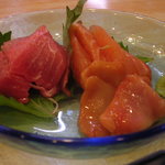 夏井屋 - 2013年4月撮影。刺身。