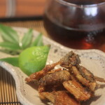 かじかの里 美濃吉 - 鮎の骨せん