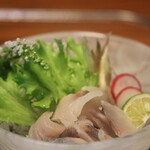 かじかの里 美濃吉 - 鮎のお刺身