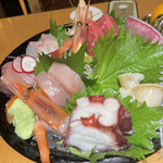 日本海莊屋 富山站前店 - 刺身盛り合わせ