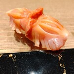 渋谷 鮨 清水 - 赤貝（あとでお代わり）