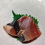 渋谷 鮨 清水 - 燻製漬け鰹に