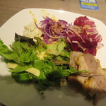 ホテル&スパ センチュリーマリーナ 函館 - サラダとグリルポーク