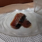 渋谷 鮨 清水 - 漬け鰹を