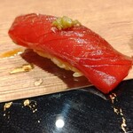 渋谷 鮨 清水 - 本鮪漬け