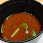 渋谷 鮨 清水 - 赤だし