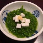 喜和美家 - Ｈ25.04　お通し（めかぶ）