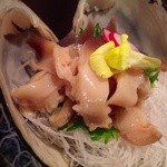 喜和美家 - Ｈ25.04　北寄貝のお造り