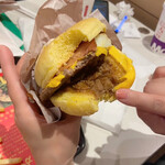 マクドナルド　 - ここにすき焼きのお肉が…しらたき入れて欲しかったなぁ❗️