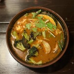 ラマイ - スープカレー ヤサイ(真上から)