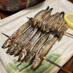 Agura - メヒカリの串焼き