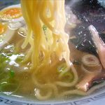 竹のこ食堂 - 塩ラーメンの麺